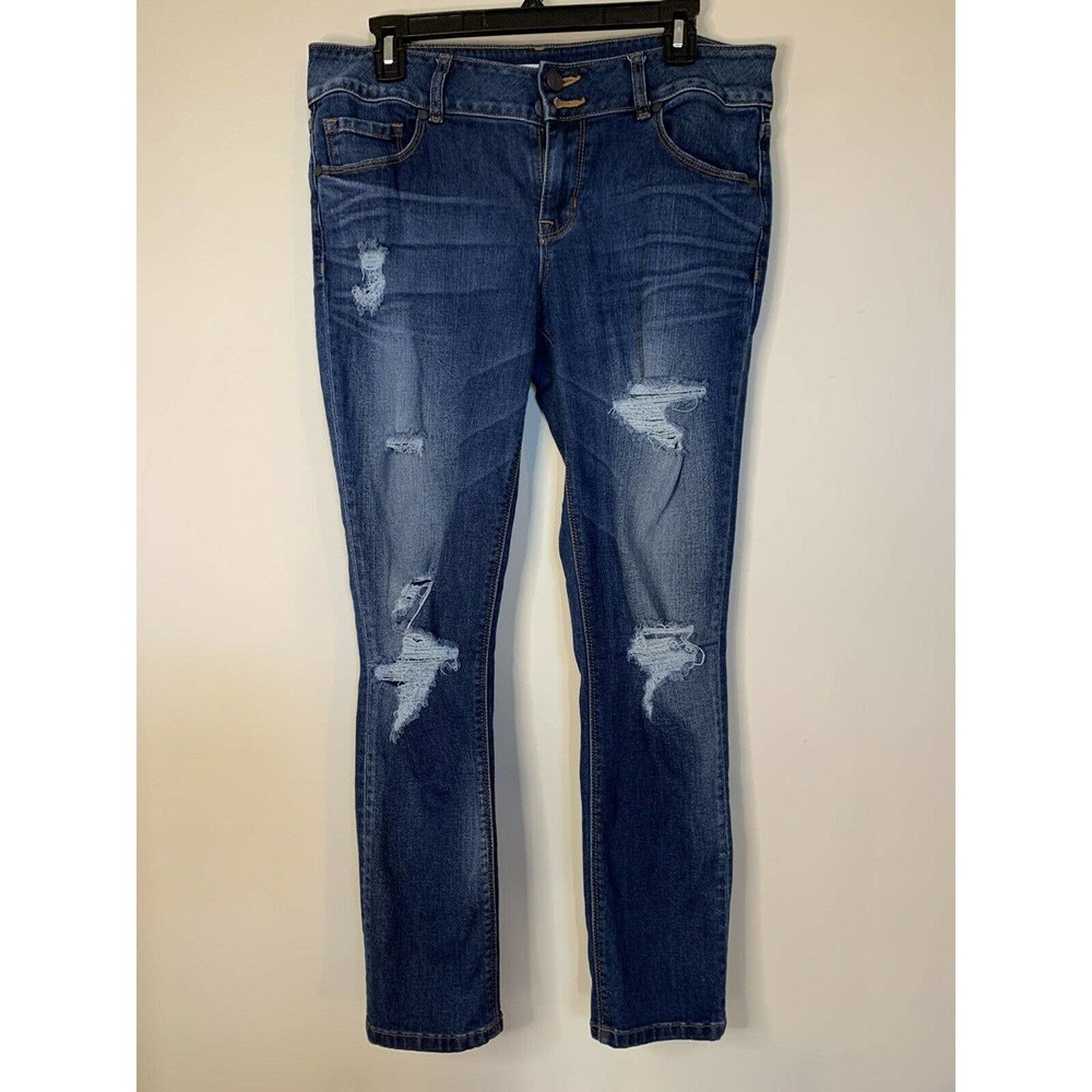 REFUGE Denim Blue Jeans Slim Skinny